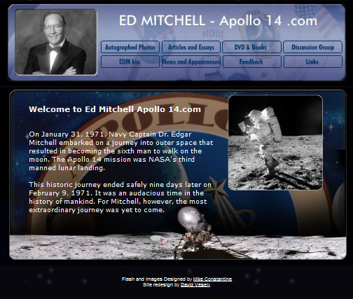 Antigua web oficial de Ed Mitchell