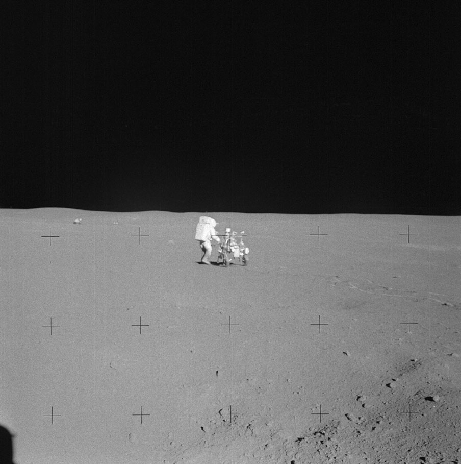 Edgar Mitchell sobre la Luna