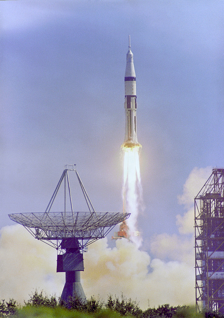Despegue del Apolo 7. Octubre 1968.