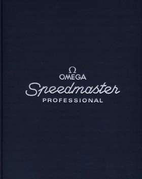 Portada del libro oficial de Omega sobre el Speedmaster Professional