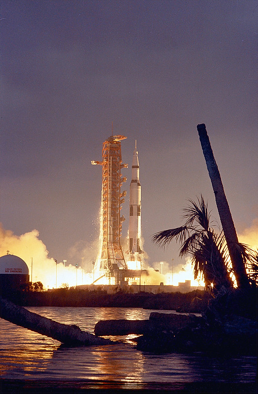 Lanzamiento del Apolo 14. Foto: 71PC-0152